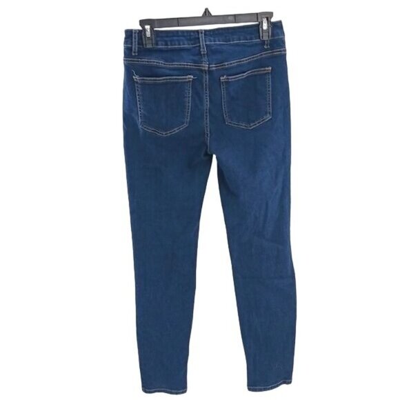 Harper Heritage Jeans Dark Wash Blue Denim Mid Rise Skinny Womens Size 27 - Picture 4 of 6